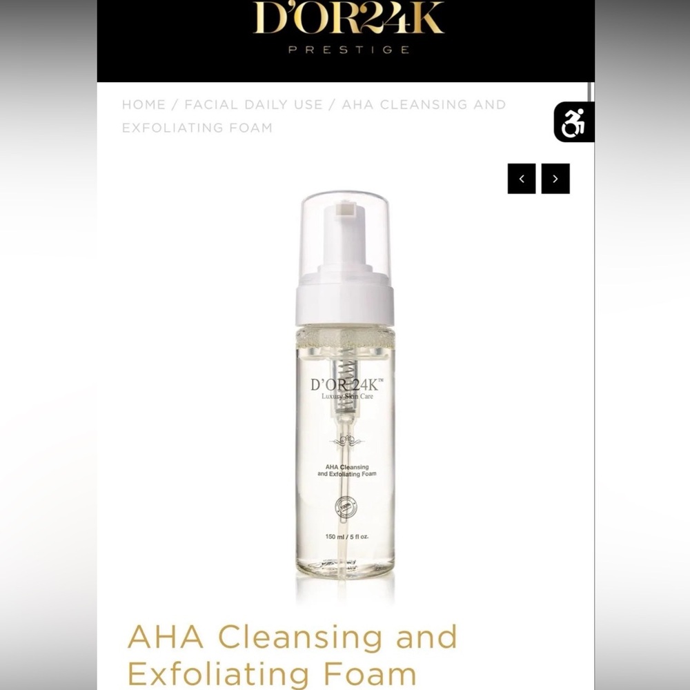 AHA Cleansing and Exfoliating Foam - Clear